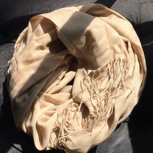 Tan cashmere wrap